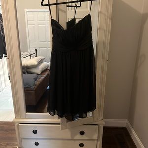 White House black market strapless cocktail dress